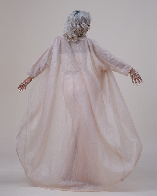 Heavenly Bodies: Glittery Tulle Robe